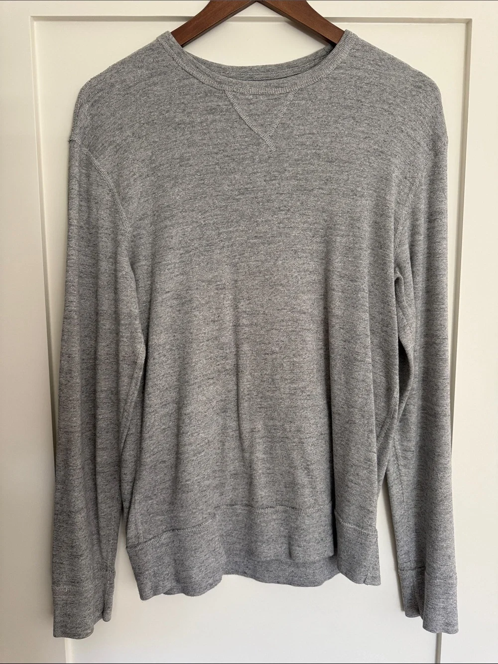 J. Crew Men's Gray Crewneck Sweater